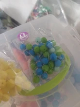 BOBO caja 50 Uds de silicona redondo perlas 9mm Perle de silicona cuentas de dentición para fabricación de joyas productos de silicona DIY perlas de acrílico