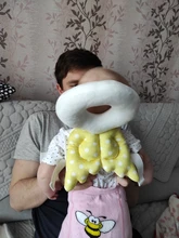 Protección para la cabeza de bebés dibujos animados almohada Anti-caída de almohada suave lindo alas cojín de resistencia a la caída de cuidadora bebé proteger cojín seguro