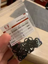 Anillo de goma negro NBR, lote de 50 unidades, OD5/5,5/6/6 5/7/8/8 5/9/10/10 5/11/11, anillo redondo de 5/12/13x2mm, juntas de sellado de aceite