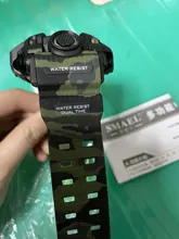 SMAEL-Reloj deportivo de cuarzo para hombre, cronógrafo analógico de estilo militar y a la moda, código 1545