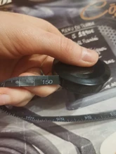 Cinta métrica negra de 1,5 m/60 pulgadas, herramientas retráctiles de doble cara, Mini cinta métrica de costura automática de ABS Flexible 19QB