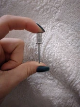 Banda de máquina de pedicura 1 pieza mandril titular eléctrico manicura plata pulido de uñas titular uñas brocas accesorios de pedicura