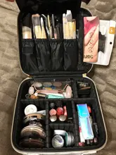 Bolsa de maquillaje para brochas de belleza de marca, neceser profesional de viaje para mujeres, caja de maquillaje de gran capacidad, Impermeable bolsa de cosméticos necesario