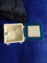 Wall-Mounting-Box Wall-Touch-Switch Eu/Uk-Socket Popular Cassette Esooli for Back-Box