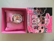 Lol-reloj sorpresa Original, muñeca de dibujos animados de Anime, accesorios de juguete de cuero para niños, regalo de cumpleaños, Navidad y Halloween