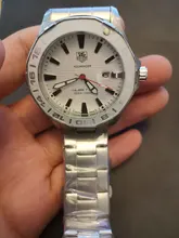 WAZ2114.BA0875-Reloj de pulsera para hombre, de cuarzo, de lujo, tonneau, Tourbillon automático, para negocios, Aquaracer