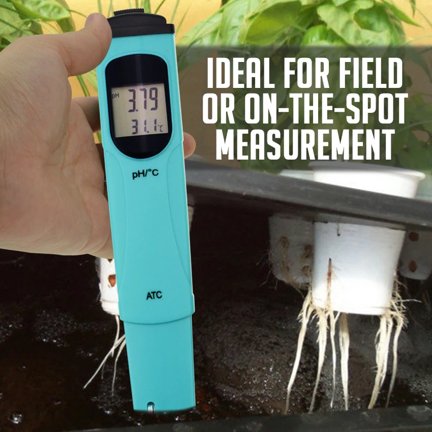 Pen type pH & Temperature Meter Tester 0.00-14.00pH & 0.0-55.0degC Range Water Quality Tester Kit w/ ATC Dual-level LCD
Pen type pH & Temperature Meter Tester 0.00-14.00pH & 0.0-55.0degC Range Water Quality Tester Kit w/ ATC Dual-level LCD