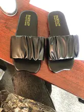 Sandalias de verano para niñas, chanclas plisadas con volantes, de princesa, para baño, natación, interior y exterior