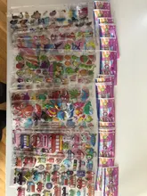 Pegatinas 3D de 20 hojas para niños y bebés, 500 + pegatinas hinchables, varios paquetes para álbum de recortes, diario de balas, sin animales