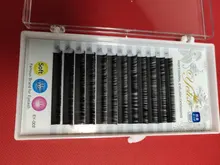 Yelix L Curl extensiones de pestañas 8-15mm mezcla de mate de visón pestañas extensión individuales pestañas L +/LU/M rizo maquillaje pestañas falsas