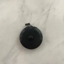 Cinta métrica negra de 1,5 m/60 pulgadas, herramientas retráctiles de doble cara, Mini cinta métrica de costura automática de ABS Flexible 19QB