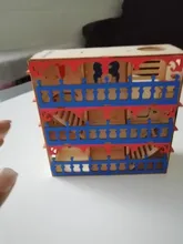 Toys Hamster Seesaw-House Tunnel-Cage Swing Wooden-Tube Rat-Mouse-Mice Play Exercise