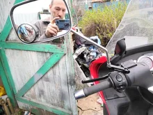 Soporte de montaje de extensión de espejo retrovisor de motocicleta, Universal, 8/10mm