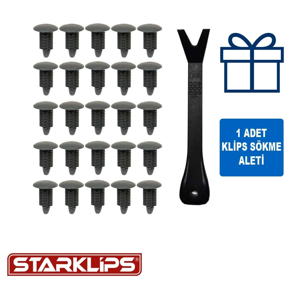Universal Clip Dark Gray 10 X22X18 2 S-16482 25 Pcs Car fastener for-Push Pin-Trim rivet
Universal Clip Dark Gray 10 X22X18 2 S-16482 25 Pcs Car fastener for-Push Pin-Trim rivet