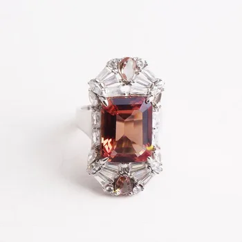 Square Shuttle Cut Sultanite and Teardrop Baget Zircon Stone Womens 18K Gold Plated Silver Ring
Square Shuttle Cut Sultanite and Teardrop Baget Zircon Stone Womens 18K Gold Plated Silver Ring