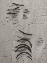 Eyeliner Stencils Template Makeup-Tool Eyebrows Eye-Shadow Winged 10pcs