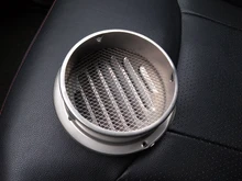 Exterior de acero inoxidable pared aire ventilación rejilla ronda conductos rejillas de ventilación 70/80/100/120/150/160/180/200mm de ventilación de aire