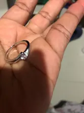 Anillo de piedra de circón redondo y pequeño para mujer, joyería de boda de Color plata Vintage, anillos de compromiso de cristal para mujer