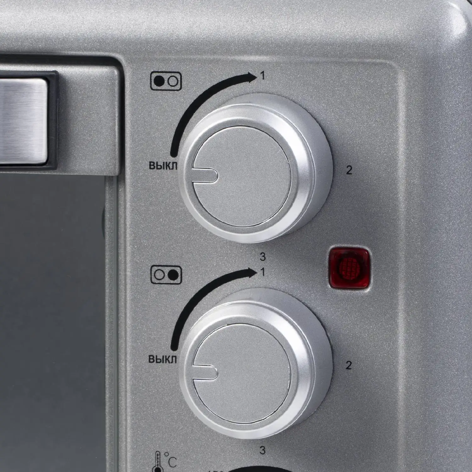 Мини-печь Galaxy GL 2628 (3500 Вт; объем 30 л; нагрев до 250°C; конфорки; подсветка; таймер; внутреннее покрытие устойчи