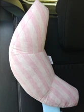 Almohadilla de algodón suave para reposacabezas de asiento de coche para niños, cojín de soporte de hombro, almohada de dormir de alta calidad, almohada de cuello para coche, 1 unidad