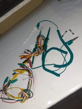 Alligator-Clip Battery Power-Cord Electric-Clamp DIY Small 10pcs Color Sheath 50cm Test-Clamp.28mm35mm45mm