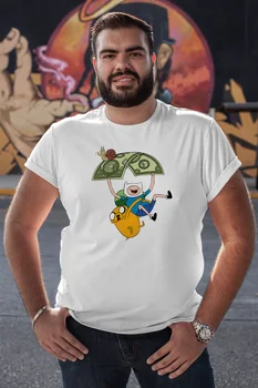 Angemiel Wear Money Sticking Finn And Jack White Men 'S Cotton Big Size T-Shirt
Angemiel Wear Money Sticking Finn And Jack White Men 'S Cotton Big Size T-Shirt