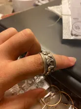 Foxanry-Anillos abiertos de elefante Vintage para mujer, de Plata de Ley 925, joyería tailandesa para mujer, regalo, anillos ajustables de Moda Antigua