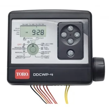 Irrigation Scheduler a Battery TORO DDCWP-4-9V (4 seasons). Solenoid continuous stream. Feeding a Battery. 100% tight
Irrigation Scheduler a Battery TORO DDCWP-4-9V (4 seasons). Solenoid continuous stream. Feeding a Battery. 100% tight
