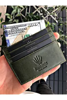 Unisex Green Card Holder Wallet Genuine Leather First Class quality premium genuine leather Card wallet wallet elegant durable leather
Unisex Green Card Holder Wallet Genuine Leather First Class quality premium genuine leather Card wallet wallet elegant durable leather