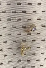 Pendientes de plata de ley S925 para mujer, aretes de circón en forma de V con joyería chapada en oro, venta al por mayor