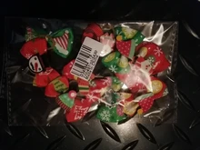 Lazos para el pelo para perros pequeños, accesorios navideños para el pelo para perros pequeños, 10 Uds.