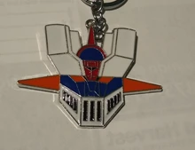 Japón Hot Anime Mazinger Z diablo Z llavero de recuerdo de los hombres armadura teclado Universal llavero anillo accesorios de coche Chaveiros