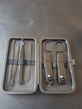 Cortauñas de acero inoxidable para el hogar, cortadores para manicura, tijeras de pedicura, 7/10/16/18 Uds.