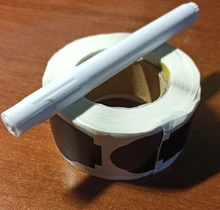 Etiquetas adhesivas para pizarra, rollo de 300 Uds. Para tarros de cocina, pegatinas extraíbles e impermeables para decoración del hogar