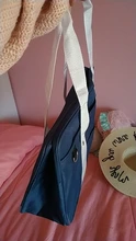 Sólido japonés bolsos de viaje de Oxford bolsa de los estudiantes de la escuela Bookbags cuadrado individual de hombro bolsas