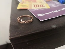 Anillo de nombre oro personalizado, anillos de acero inoxidable para mujer, anillo de letras iniciales personalizado