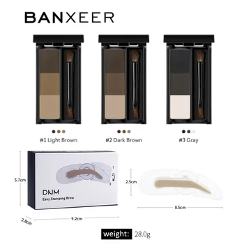 Eyebrow powder palette + Eyebrow stamp 
Eyebrow powder palette + Eyebrow stamp