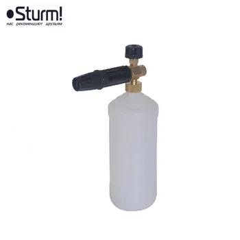 Foam generator Sturm! 1l, adjustable feed, brass base, for sinks Sturm, Karcher, BOSCH Create a thick foam Car foam cleaning
Foam generator Sturm! 1l, adjustable feed, brass base, for sinks Sturm, Karcher, BOSCH Create a thick foam Car foam cleaning
