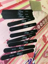 Archivo de clavo de doble lado de la lima de uñas Buffer 100/180 Trimmer de búfer en el arte de uñas Ongle de uñas arte herramienta