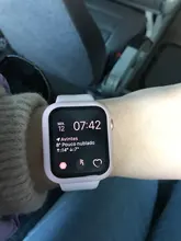 Cristal + Fundas para Apple Watch Series SE 654321, Protector de pantalla de parachoques completo + Accesorios de cubierta, 44mm, 40mm, 42mm, 38mm, 360