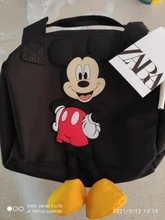 Nueva Disney Mickey Mouse dibujos animados chica bolso de los niños bolsa de almacenamiento de las niñas de dibujos animados Mickey Minnie Mouse bolso bolsos de hombro