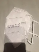 Mascarilla facial KN95 con filtro 95%, máscara protectora, PM2.5, FFP2, KN95, CE ffp3