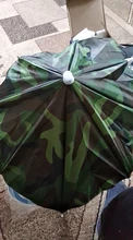 Sombrilla portátil para la lluvia, sombrero verde militar plegable para Pesca al aire libre, sombrilla impermeable para acampar, sombreros de Pesca, sombreros para la cabeza de playa