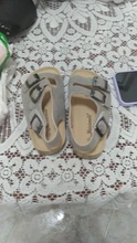 Sandalias de cuero de chicas para niños, zapatos de playa, antideslizantes, informales, suaves, para niños de 2 a 12 años, verano, 2021