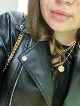 Collar Vintage multicapa con forma de moneda para mujer, Gargantilla, Color dorado y plateado, retrato de moda, cadena gruesa, joyería