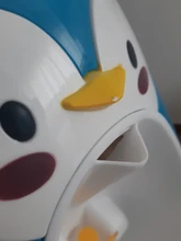 Niños lindos urinario de 8M a 6Y niños bebé orinal pingüino Baño de niños entrenamiento urinario-niño soporte con gancho Pee formadores macetas Penico