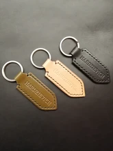 LLavero de Acero inoxidable plano para hombre y mujer, llavero de 20MM, 25MM, 28MM, 10 unidades por paquete