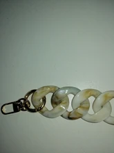 Bag-Accessory Replacement-Chain Shoulder-Handle-Chain Luxury Strap Acrylic Beige Resin