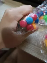 Bola colorida antiestrés calmante para la cara para niños, juguete para la salud para aliviar el Autismo