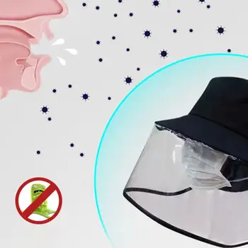 Adjustable Protection Hat Anti Saliva Cap Fisherman Bucket Hat With Face Cover Eye Protection Isolation Sunlight Hat Summer Cap
Adjustable Protection Hat Anti Saliva Cap Fisherman Bucket Hat With Face Cover Eye Protection Isolation Sunlight Hat Summer Cap